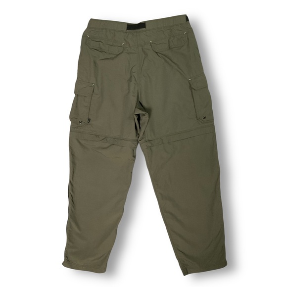 REI Mens Convertible Cargo Hiking Pants Sz M Zip Off Green Hiking Travel - Picture 5 of 11